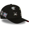 mutzen-gebogen-schwarz-snapback-op8-fla-strohhut-piraten-one-piece-von-capslab