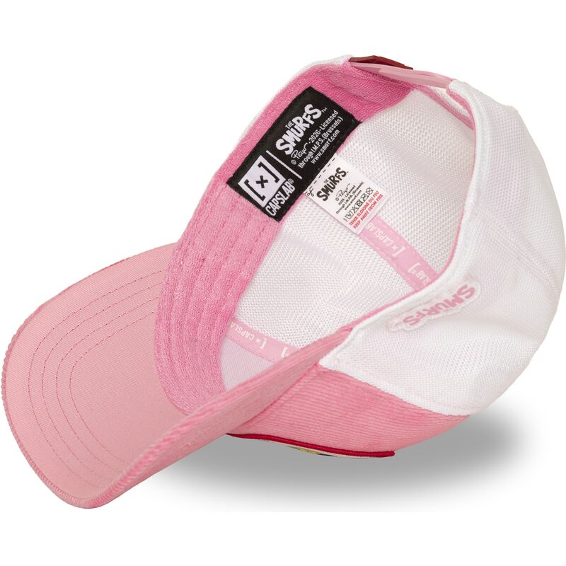 mutzen-gebogen-rosa-snapback-smu3-sof-schlumpfine-die-schlumpfe-von-capslab