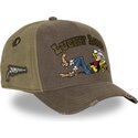 casquette-courbee-marron-et-verte-snapback-lucky-luke-lck4-luc-capslab