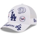 casquette-trucker-blanche-9forty-m-crown-a-frame-all-over-los-angeles-dodgers-mlb-new-era