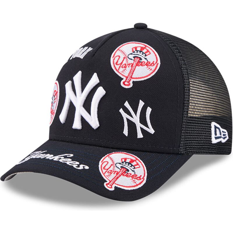 mutzen-gebogen-marineblau-snapback-9forty-m-crown-a-frame-all-over-der-new-york-yankees-mlb-von-new-era