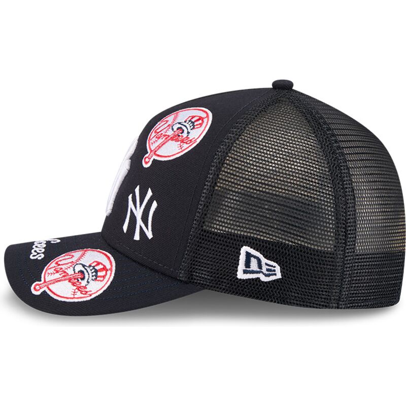 casquette-trucker-bleue-marine-9forty-m-crown-a-frame-all-over-new-york-yankees-mlb-new-era