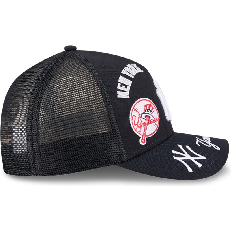 mutzen-gebogen-marineblau-snapback-9forty-m-crown-a-frame-all-over-der-new-york-yankees-mlb-von-new-era
