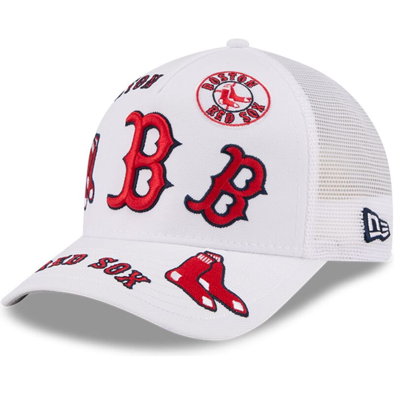 mutzen-gebogen-weiss-snapback-9forty-m-crown-a-frame-all-over-der-boston-red-sox-mlb-von-new-era
