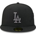 mutzen-flach-schwarz-angepasst-59fifty-side-script-der-los-angeles-dodgers-mlb-von-new-era
