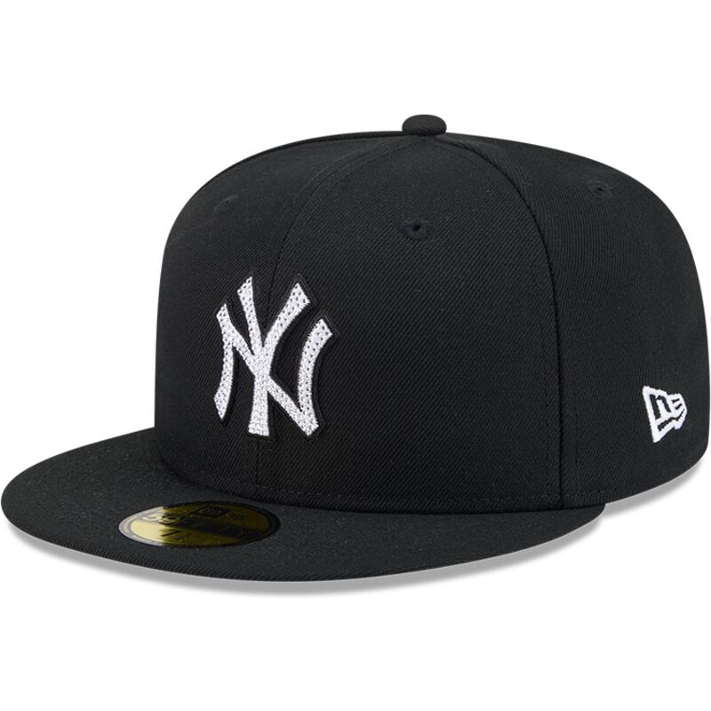 mutzen-flach-schwarz-angepasst-59fifty-rhinestone-badge-der-new-york-yankees-mlb-von-new-era