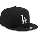 mutzen-flach-schwarz-angepasst-59fifty-rhinestone-der-los-angeles-dodgers-mlb-von-new-era