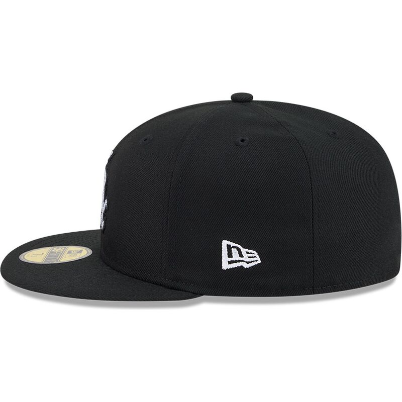 mutzen-flach-schwarz-angepasst-59fifty-rhinestone-badge-der-chicago-white-sox-mlb-von-new-era