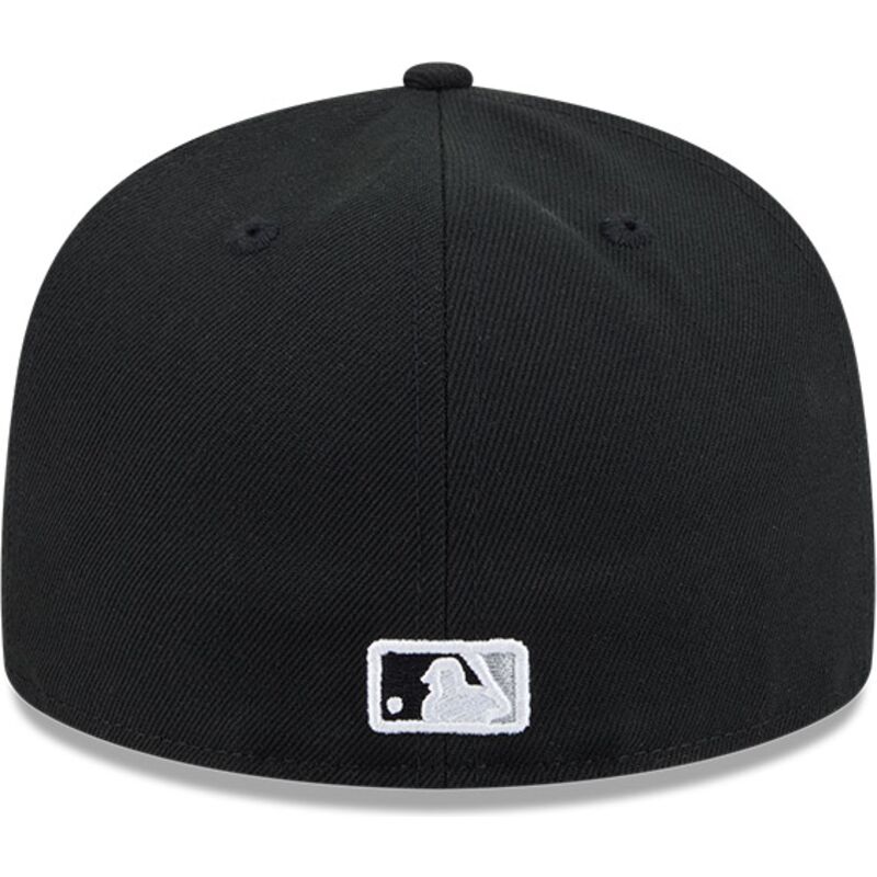 mutzen-flach-schwarz-angepasst-59fifty-rhinestone-badge-der-chicago-white-sox-mlb-von-new-era