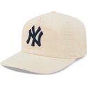 casquette-courbee-beige-ajustable-avec-logo-bleu-marine-19twenty-na-lifestyle-f1-new-york-yankees-mlb-new-era