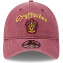 casquette-courbee-rouge-ajustable-9twenty-na-lifestyle-f1-gryffindor-harry-potter-new-era