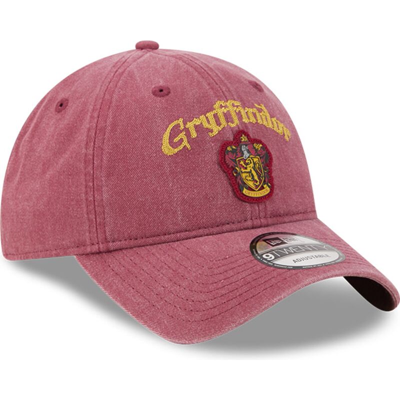 casquette-courbee-rouge-ajustable-9twenty-na-lifestyle-f1-gryffindor-harry-potter-new-era