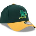 casquette-courbee-verte-et-jaune-snapback-9forty-a-frame-na-lifestyle-f1-oakland-athletics-mlb-new-era