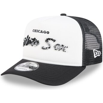Mützen gebogen schwarz snapback 9FIFTY A Frame NA Lifestyle F1 der Chicago White Sox MLB von New Era