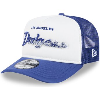 Casquette trucker bleue et blanche 9FIFTY A Frame NA Lifestyle F1 Los Angeles Dodgers MLB New Era