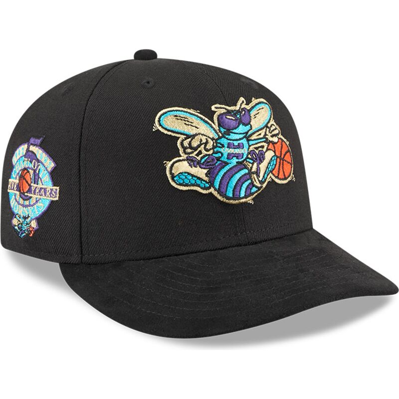 mutzen-gebogen-schwarz-snapback-9fifty-na-lifestyle-f1-der-charlotte-hornets-nba-von-new-era