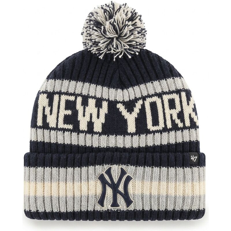 mutzen-bommel-marineblau-bering-cuff-knit-der-new-york-yankees-mlb-von-47-brand mutzen-bommel-marineblau-bering-cuff-knit-der-new-york-yankees-mlb-von-47-brand