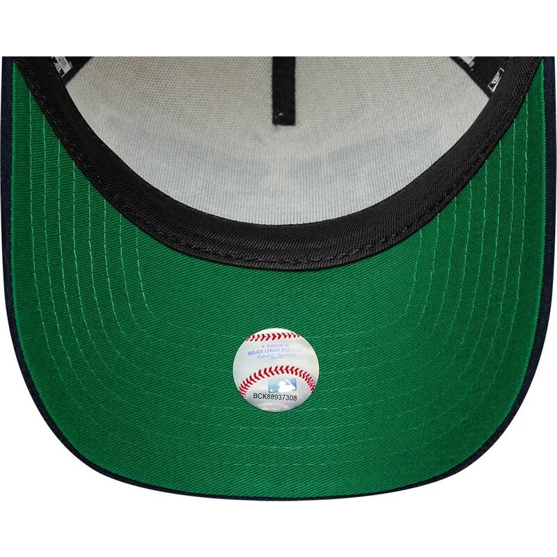 mutzen-gebogen-beige-snapback-e-frame-wordmark-suede-der-new-york-yankees-mlb-von-new-era