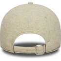 mutzen-gebogen-beige-verstellbares-band-9twenty-a-frame-melton-luxe-der-new-york-yankees-mlb-von-new-era