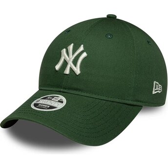 Mützen gebogen grün verstellbares band 9TWENTY League Essential Midi der New York Yankees MLB von New Era