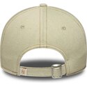 mutzen-gebogen-beige-verstellbares-band-9twenty-denim-der-new-york-yankees-mlb-von-new-era