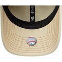 mutzen-gebogen-beige-verstellbares-band-9twenty-denim-der-new-york-yankees-mlb-von-new-era