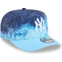 casquette-courbee-bleue-snapback-9fifty-a-frame-deep-water-new-york-yankees-mlb-new-era