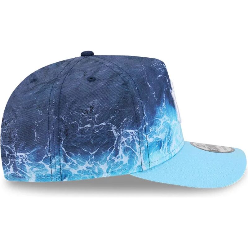 casquette-courbee-bleue-snapback-9fifty-a-frame-deep-water-new-york-yankees-mlb-new-era