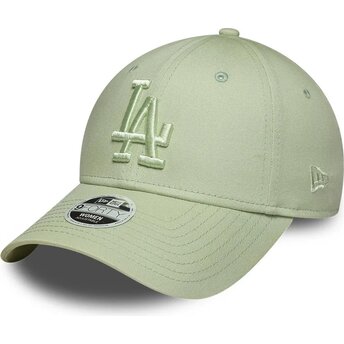 Mützen gebogen grün verstellbares band 9FORTY League Essential der Los Angeles Dodgers MLB von New Era