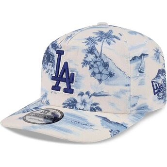 Mützen gebogen blau snapback 19TWENTY Tropics der Los Angeles Dodgers MLB von New Era
