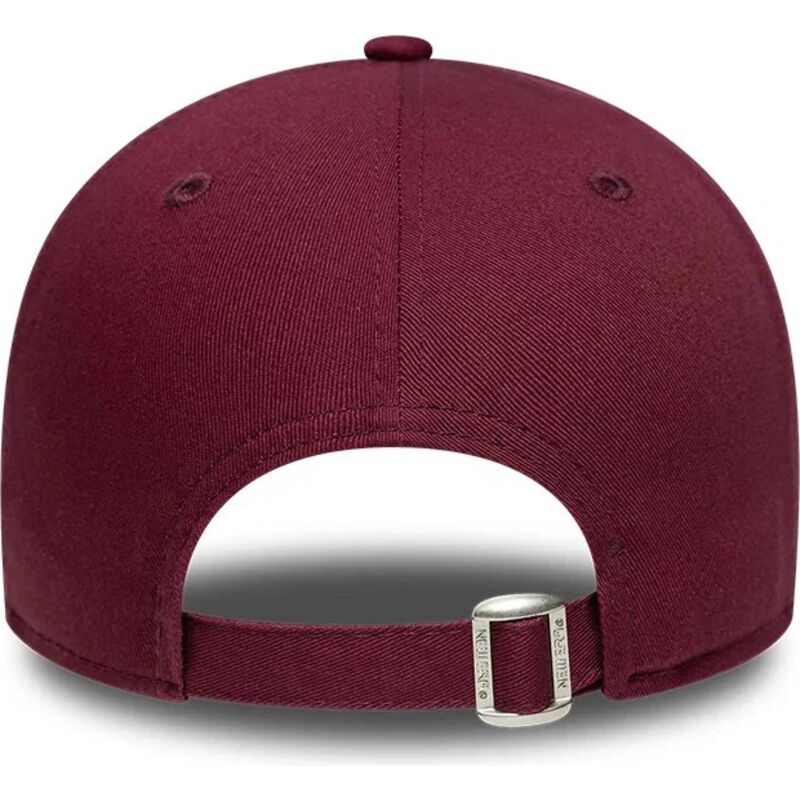 casquette-courbee-grenat-ajustable-avec-logo-grenat-9forty-team-outline-los-angeles-dodgers-mlb-new-era