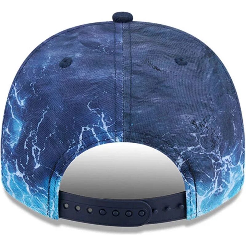mutzen-gebogen-blau-snapback-9fifty-a-frame-deep-water-der-los-angeles-dodgers-mlb-von-new-era