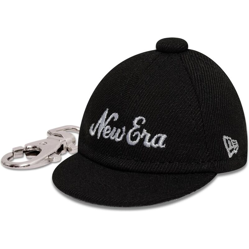 porte-cles-noir-mini-cap-chain-new-era