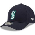 casquette-courbee-bleue-marine-snapback-9forty-m-crown-player-replica-seattle-mariners-mlb-new-era