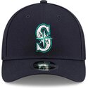 casquette-courbee-bleue-marine-snapback-9forty-m-crown-player-replica-seattle-mariners-mlb-new-era