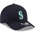 mutzen-gebogen-marineblau-snapback-9forty-m-crown-player-replica-der-seattle-mariners-mlb-von-new-era