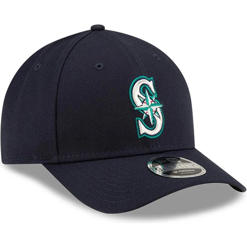 casquette-courbee-bleue-marine-snapback-9forty-m-crown-player-replica-seattle-mariners-mlb-new-era