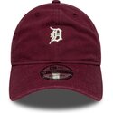 mutzen-gebogen-rot-verstellbares-band-9twenty-mini-der-detroit-tigers-mlb-von-new-era