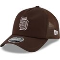 casquette-trucker-marron-9forty-apex-batting-practice-san-diego-padres-mlb-new-era
