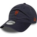 mutzen-gebogen-marineblau-verstellbares-band-9twenty-mini-der-new-york-mets-mlb-von-new-era