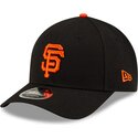 casquette-courbee-noire-snapback-avec-logo-orange-9forty-m-crown-player-replica-san-francisco-giants-mlb-new-era