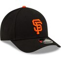 casquette-courbee-noire-snapback-avec-logo-orange-9forty-m-crown-player-replica-san-francisco-giants-mlb-new-era