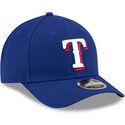 casquette-courbee-bleue-snapback-9forty-m-crown-player-replica-texas-rangers-mlb-new-era