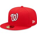 casquette-plate-rouge-ajustee-59fifty-ac-perf-washington-nationals-mlb-new-era