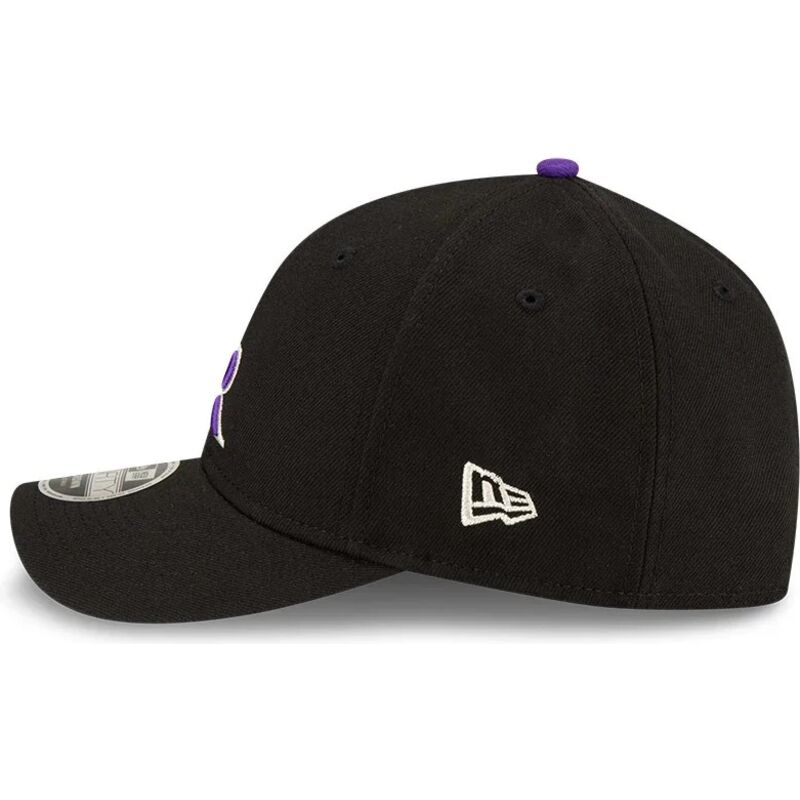 casquette-courbee-noire-snapback-avec-logo-violet-9forty-m-crown-player-replica-colorado-rockies-mlb-new-era casquette-courbee-noire-snapback-avec-logo-violet-9forty-m-crown-player-replica-colorado-rockies-mlb-new-era