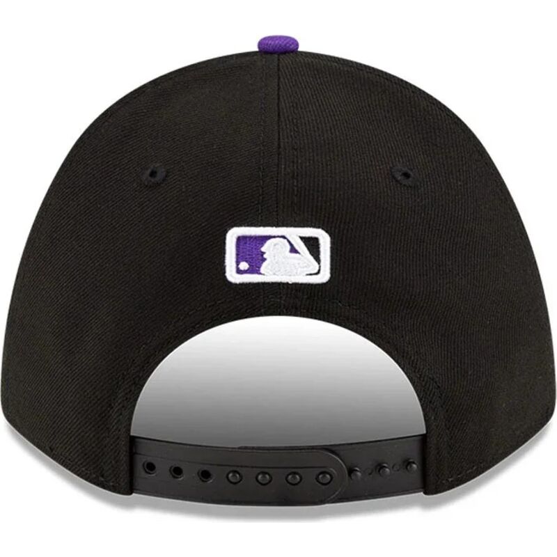 casquette-courbee-noire-snapback-avec-logo-violet-9forty-m-crown-player-replica-colorado-rockies-mlb-new-era casquette-courbee-noire-snapback-avec-logo-violet-9forty-m-crown-player-replica-colorado-rockies-mlb-new-era