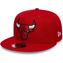 casquette-plate-rouge-snapback-9fifty-chicago-bulls-nba-new-era