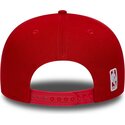 casquette-plate-rouge-snapback-9fifty-chicago-bulls-nba-new-era