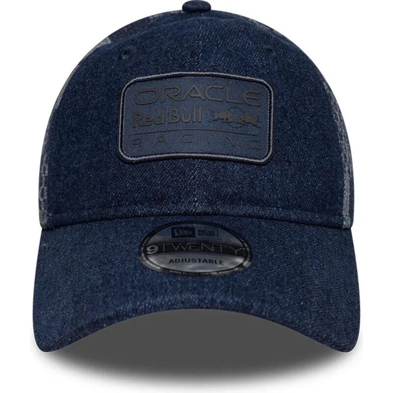 casquette-courbee-bleue-marine-ajustable-9twenty-patterned-denim-red-bull-racing-formula-1-new-era