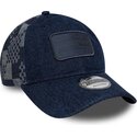 casquette-courbee-bleue-marine-ajustable-9twenty-patterned-denim-red-bull-racing-formula-1-new-era